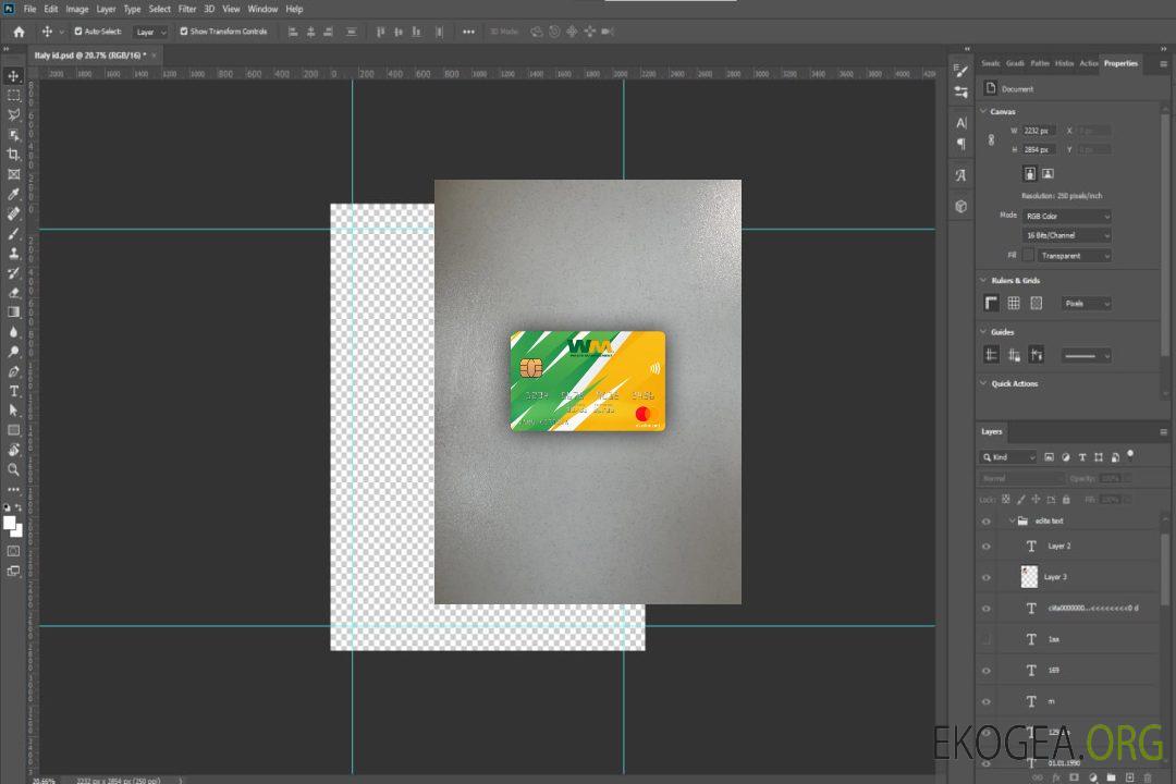 USA Waste Management bank mastercard photolook recto template USA Waste Management bank mastercard photolook recto template